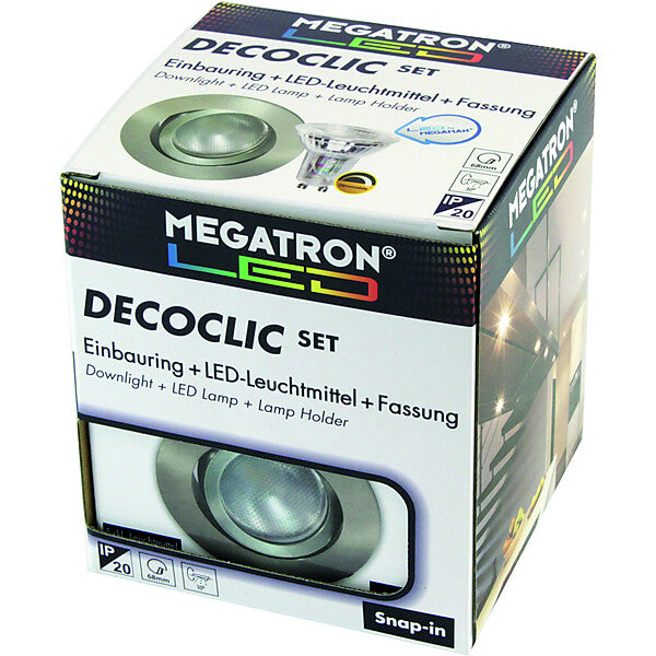 Megatron LED-Einbauspot Set 2800K dim eb MT75404